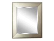 Rayne Home Decor Brushed Silver Wall Mirror 22.5 x 26.5