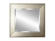 Rayne Home Decor Brushed Silver Wall Mirror 36 x 36