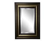 Rayne Home Decor Stepped Antiqued Wall Mirror 27 x 39