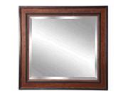 Rayne Home Decor Country Pine Wall Mirror 33.5 x 33.5