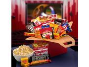 Gift Basket Drop Shipping Blockbuster Night Movie Care Package with 10.00 Redbox Gift Card