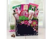 Gift Basket Drop Shipping Exotic Getaway Spa Gift Box w Exotic Pink Lily