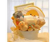 Gift Basket Drop Shipping Bath Time Baby New Baby Basket Medium Yellow