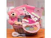 Gift Basket Drop Shipping Simply The Baby Basics New Baby Gift Basket Pink