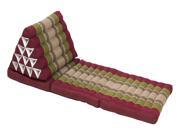 My zen home Triangle Lounger Army Red