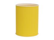 Lamont Home Trash Container Brights Round Wastebasket Daffodil