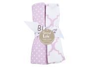 Trend Lab Baby Orchid Bloom 4 Pack Burp Cloth Set