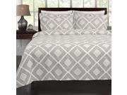 LaMont Home Equinox Coverlet Twin Coverlet Grey