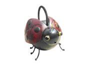 D Art collection Home Accent Iron Ladybug Watering Can