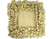 Hand Woven Poly Nubs Funberry Border Pillow Beige 18 Inches X18 Inches