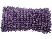 Hand Woven Poly Nubs Funberry Pillow Grape 14 Inches X28 Inches