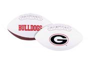 Georgia Bulldogs Embroidered Logo Signature Series Football