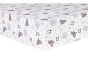 Trend Lab Nursery Kids Baby Igloo Friends Deluxe Flannel Fitted Crib Sheet