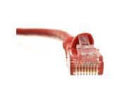 Cat6 Red Ethernet Patch Cable Snagless Molded Boot 100 foot