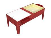 Childbrite 18 Sand and Water Activity Center Toddler Double Mite 2 Mega Trays Red