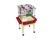 Childbrite 24 Youth 4 Station Space Saver Easel with Clear Deep Tub Sandal