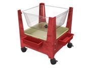 Childbrite 24 See All Sand And Water Activity Center with Locking Caster Red