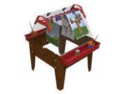 Childbrite Toddler Basic Activity Easel with Two Caddies and 8 Clips Chocolate