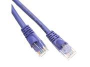 Cat6 Purple Ethernet Patch Cable Snagless Molded Boot 6 foot