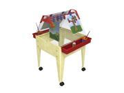 Childbrite 24 Basic Activity Easel with Two Caddies 8 Clips and Locking Caster High Sandal