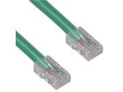 Cat6 Green Ethernet Patch Cable Bootless 100 foot