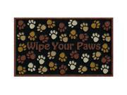 Buymats Home Outdoor Decor 18 x 30 Wipe your Paws Mat