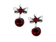 Alchemy of England Halloween Party Black Cherry Earrings