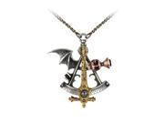 Alchemy Gothic Cloud Pilots Sextant Pendant