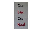 Wall Art One Love One Heart