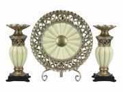 D Lusso Designs Juliana Collection Four Piece Charger Stand And Two Candlestick Set