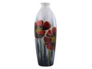 D Lusso Designs Flora Design Twelve Inch Ceramic Vase
