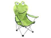 ORE International Home Decorative 30 H Happy Frog Children s Folding Chair with Armrest Green