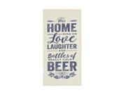 Stratton Home Decor Home Love and Beer Wall Art