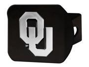 University of Oklahoma Hitch Cover - Black - 3.4 University of Oklahoma Hitch Cover - Black - 3.4