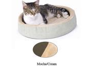 K H Pet Products Thermo Kitty Cuddle Up Mocha 16 x 16 x 3