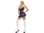 Shipmate Cute Navy White Adult Costume