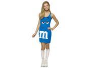 M M Blue Tank Dress Teen Costume