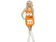 M M Orange Tank Dress Adult Costume