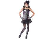Teen Skeleton Sweetie Costume by FunWorld 110693