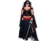 Lady Zorro Adult Plus Costume Plus