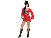 Adult Sexy Musketeer Costume Rubies 888318