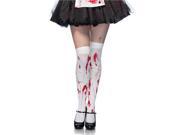 Bloody Zombie Thigh Highs Leg Avenue 6675