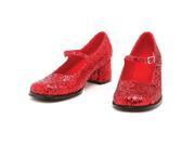 Eden Red Glitter Child Shoes