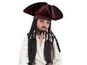 Pirates of the Caribbean Jack Sparrow Child Hat Hair