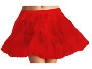Plus Size Women s Layered Tulle Petticoat Red