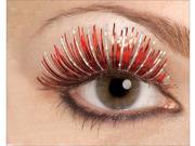 Large Red and Silver Hologram Eyelashes Rubies 1103