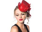 Red Satin Top Hat Adult