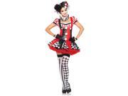 Harlequin Clown Adult Costume Small