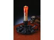 Skull Candle Holder with Candle