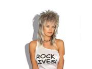 Blonde Unisex Rocker Wig for Adults